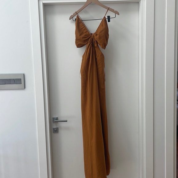 Banana Republic Linen Blend cut out dress - Picture 1 of 5